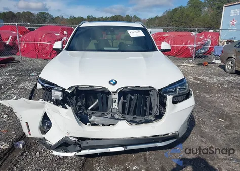 2022 BMW X3 Sdrive30I z USA, uszkodzony, nr VIN 5UX43DP02N9M96572